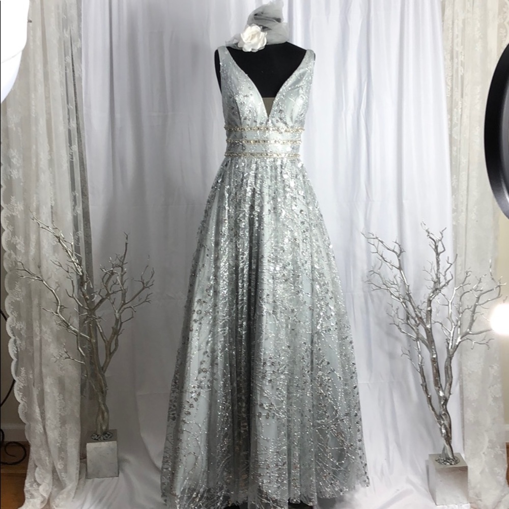 Gorgeous A_line prom dress